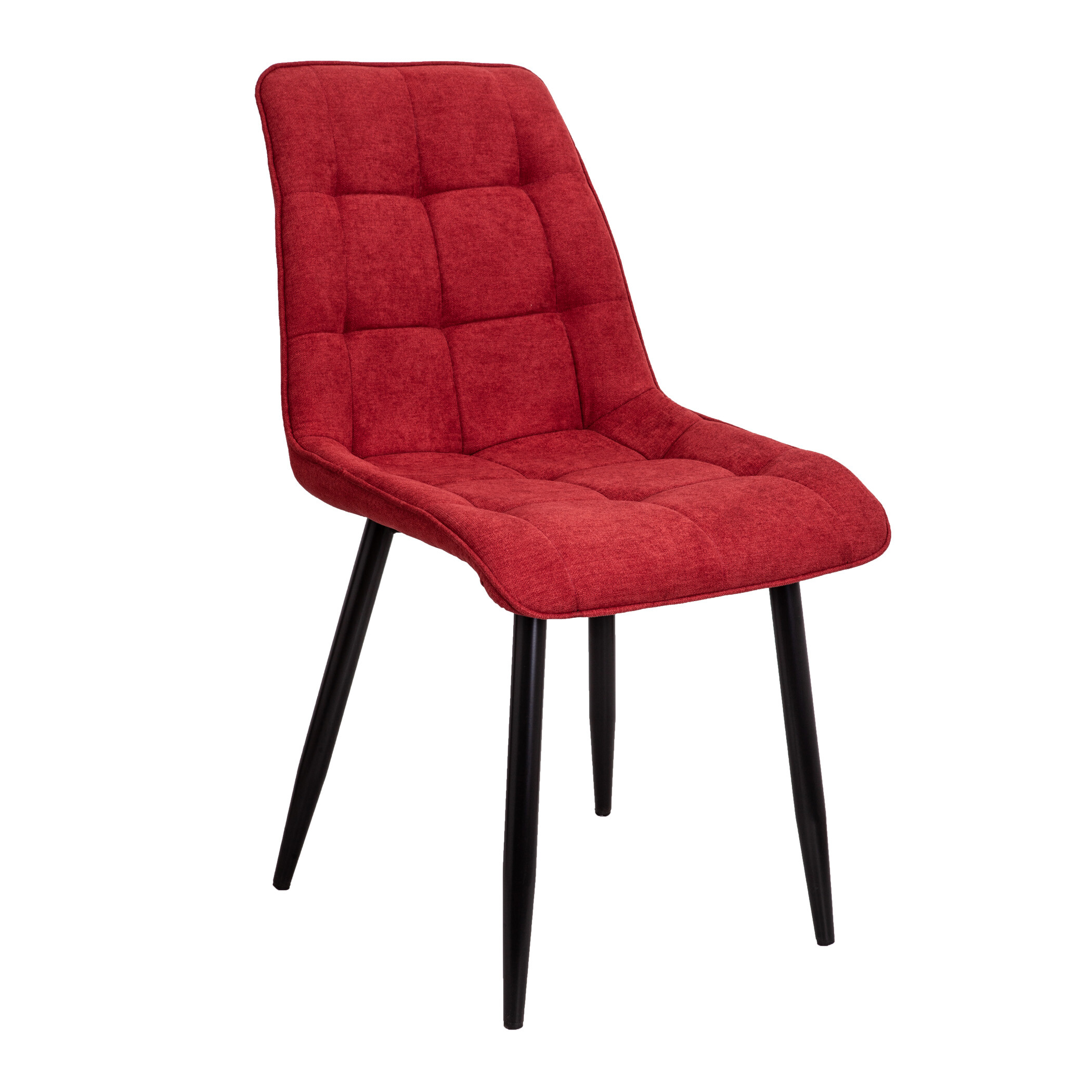 Обеденный стул мягкий красный FRED