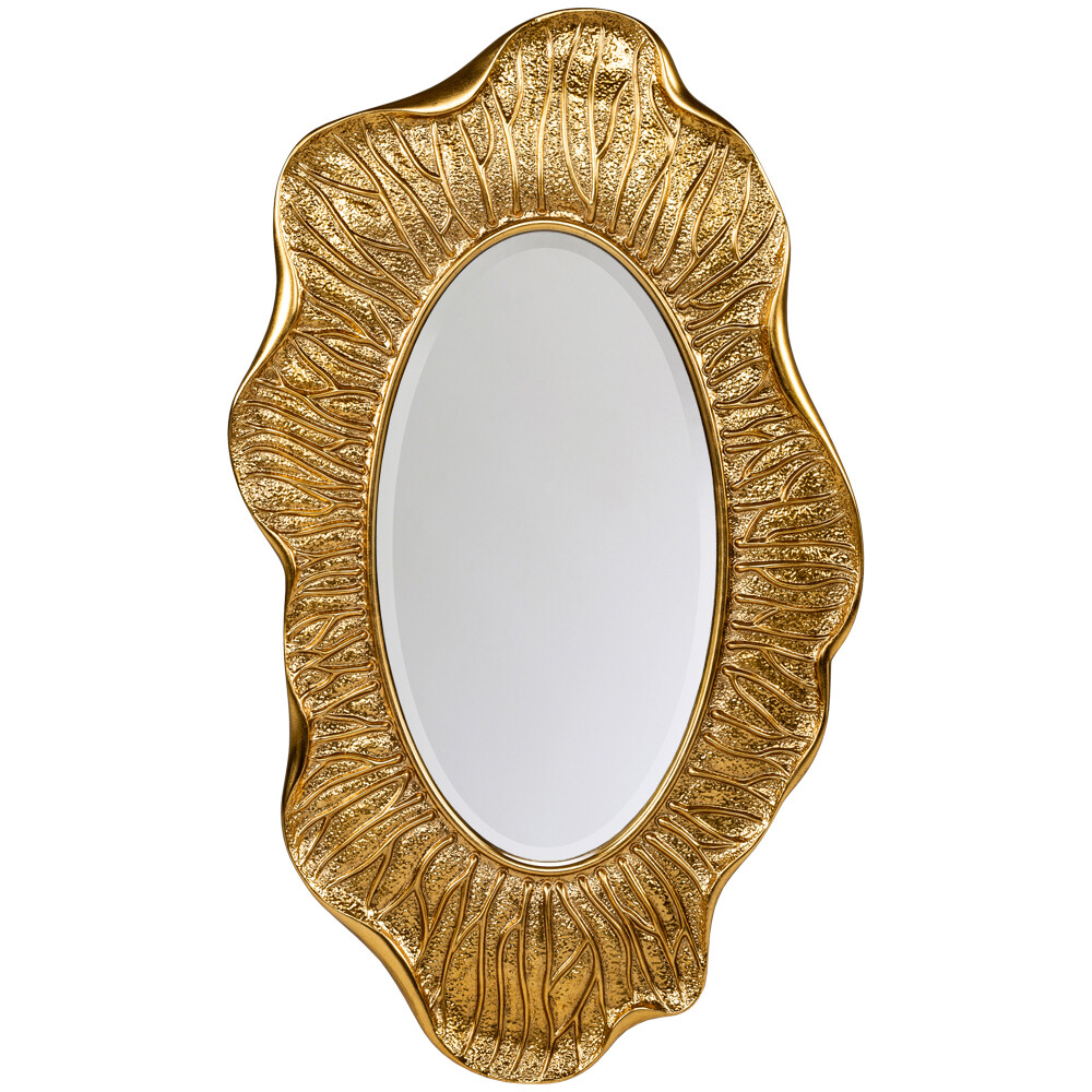 Зеркало овальное золотое &quot;Гауди&quot;