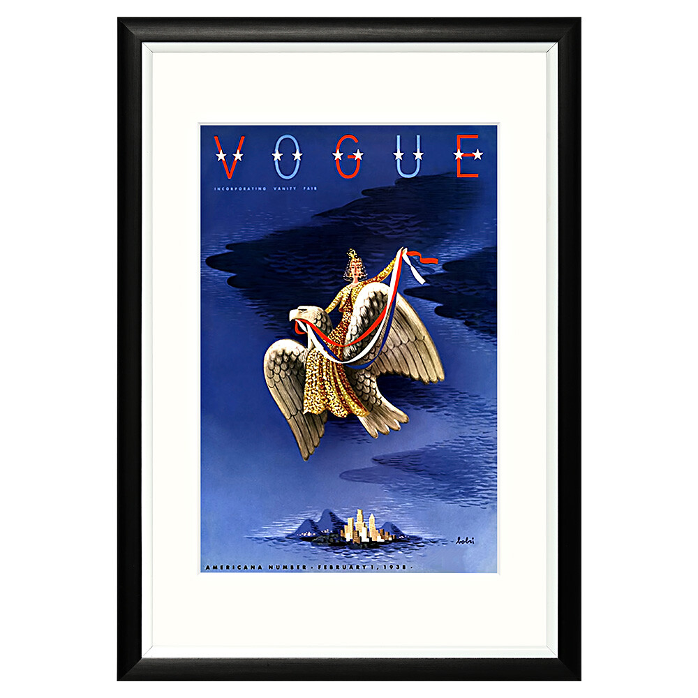 Арт-постер прямоугольный 46х66 см Vogue. February 1938