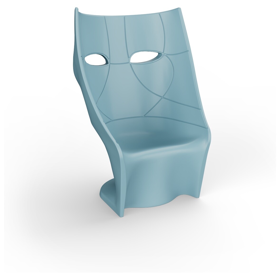 Кресло пластиковое бирюзовое Somf M