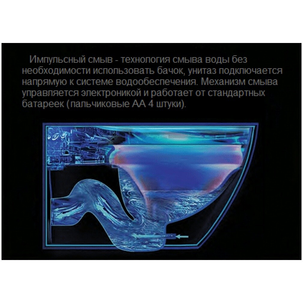 Унитаз приставной безободковый с импульсным смывом белый Cerutti SPA Argentera Pulse CT7267 - изображение 11