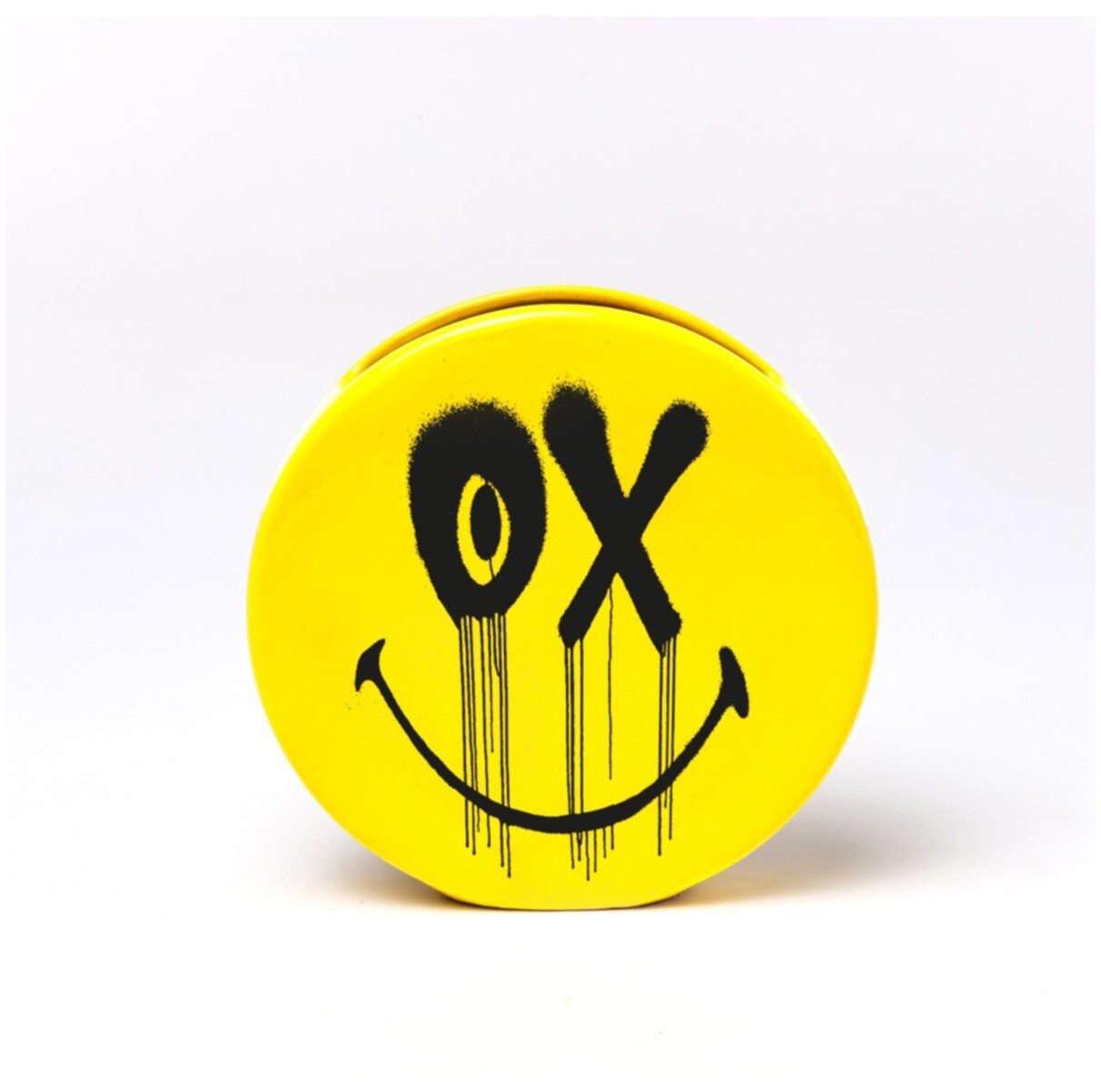Ваза фарфоровая желтая Ox Smiley