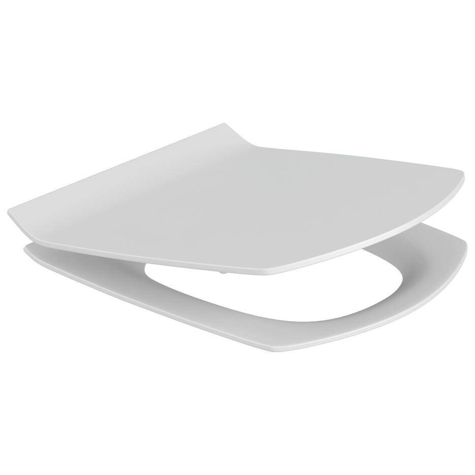 Сиденье для унитаза с микролифтом белое Cersanit Carina DPL EO slim S-DS-CARINA-S-DL-t