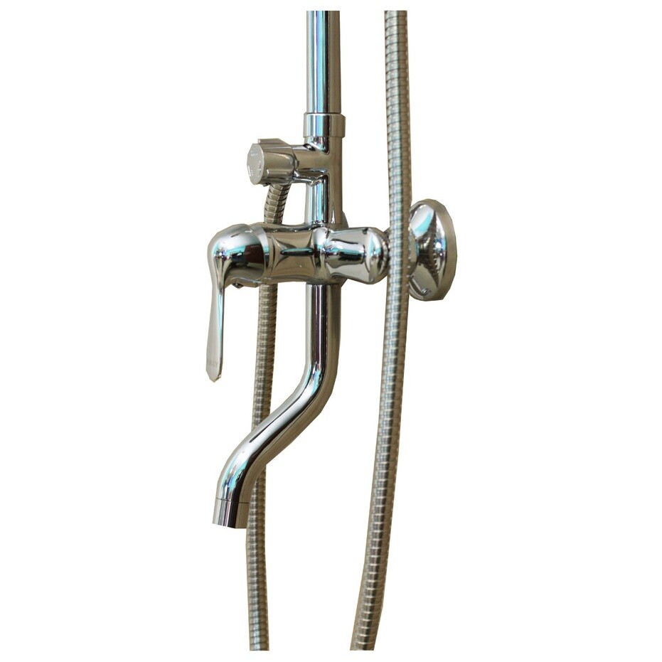 Душевая стойка с верхним душем и лейкой хром Boch Mann Eco BM7225 - изображение 16