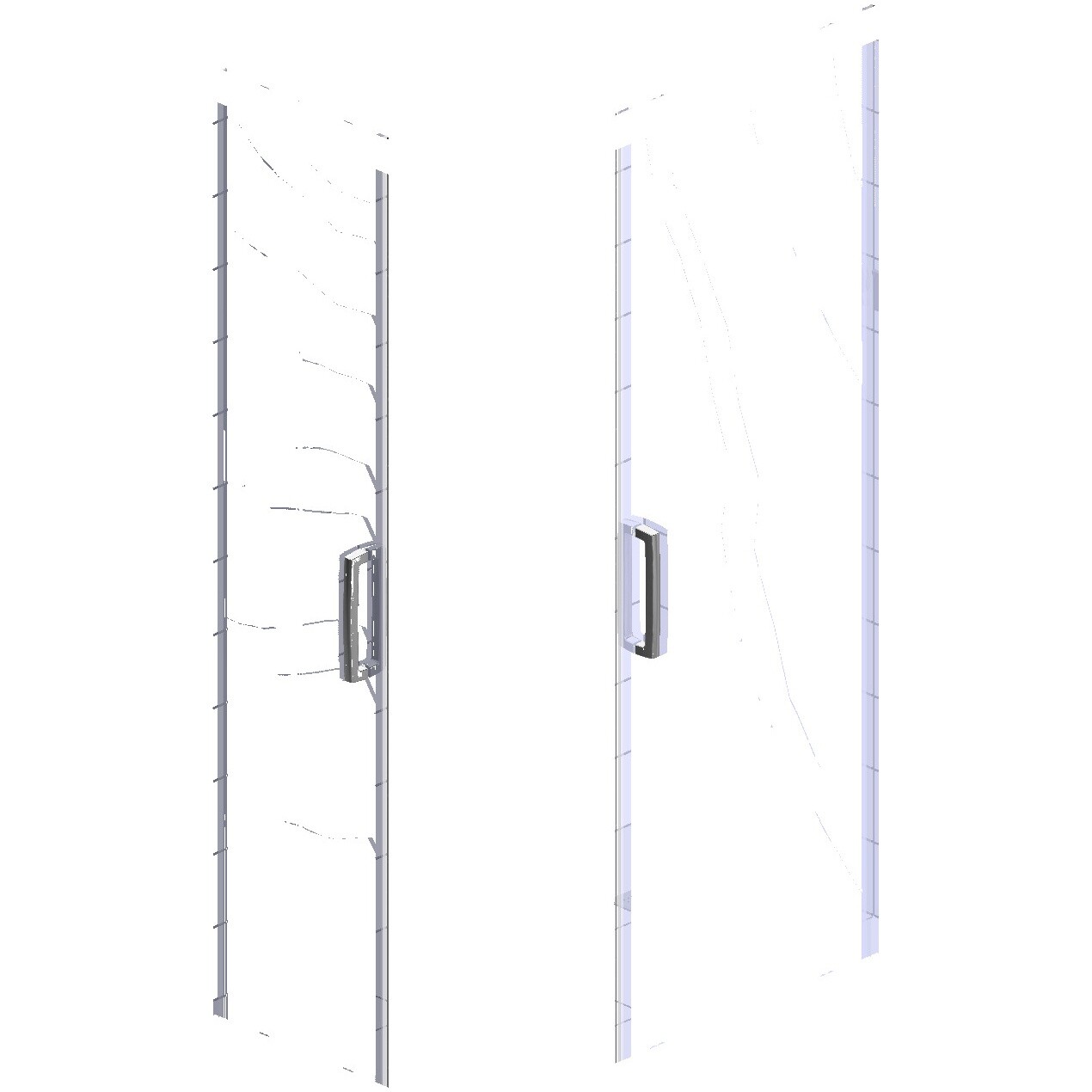 Душевой уголок 120х90 см хром матовый, стекло матовое Stworki "Карлстад" - изображение 45