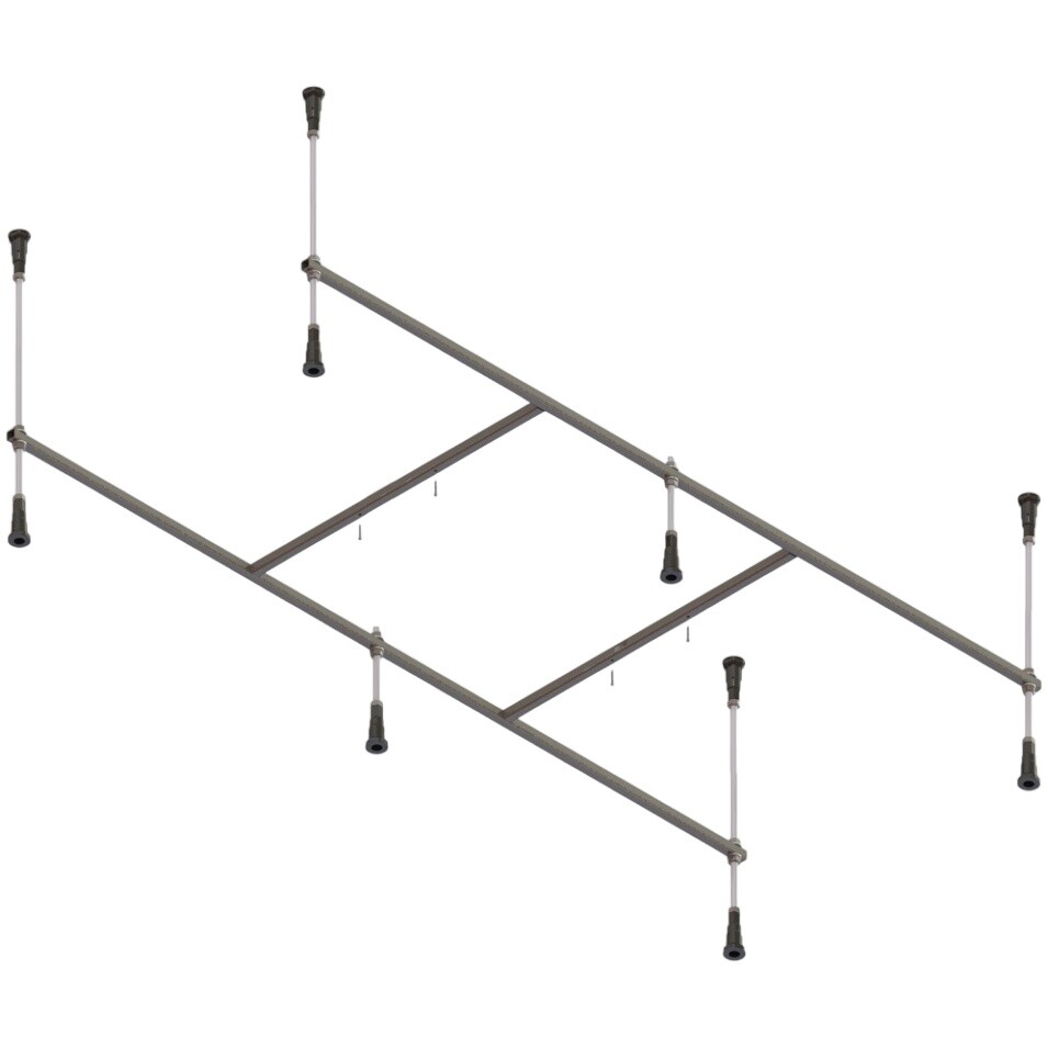 Ванна акриловая с каркасом и экраном 180х80 см белая Stworki "Карлстад" HWKAA-180-080W-A - изображение 8