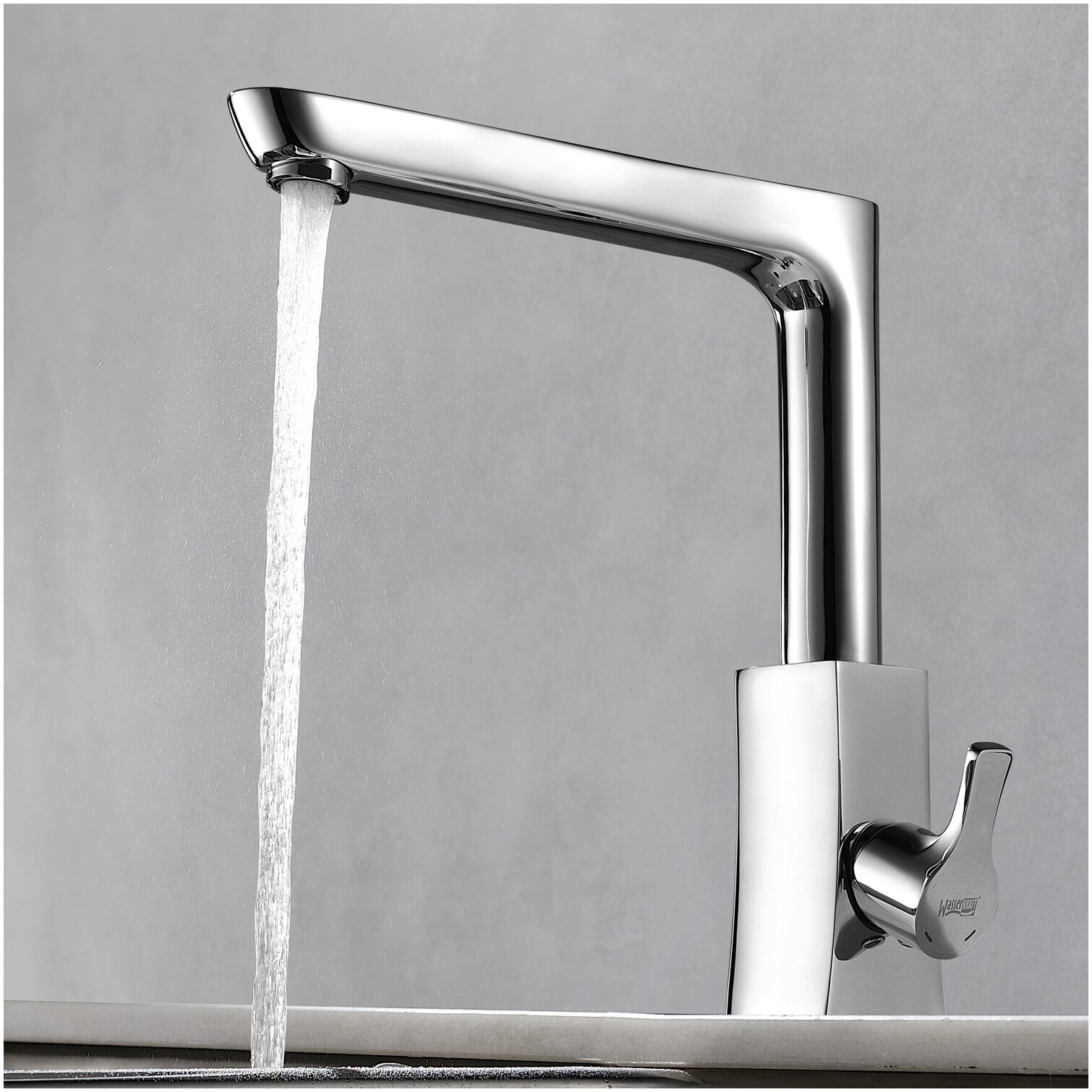 Смеситель для кухни из латуни хром Wasserkraft 4807