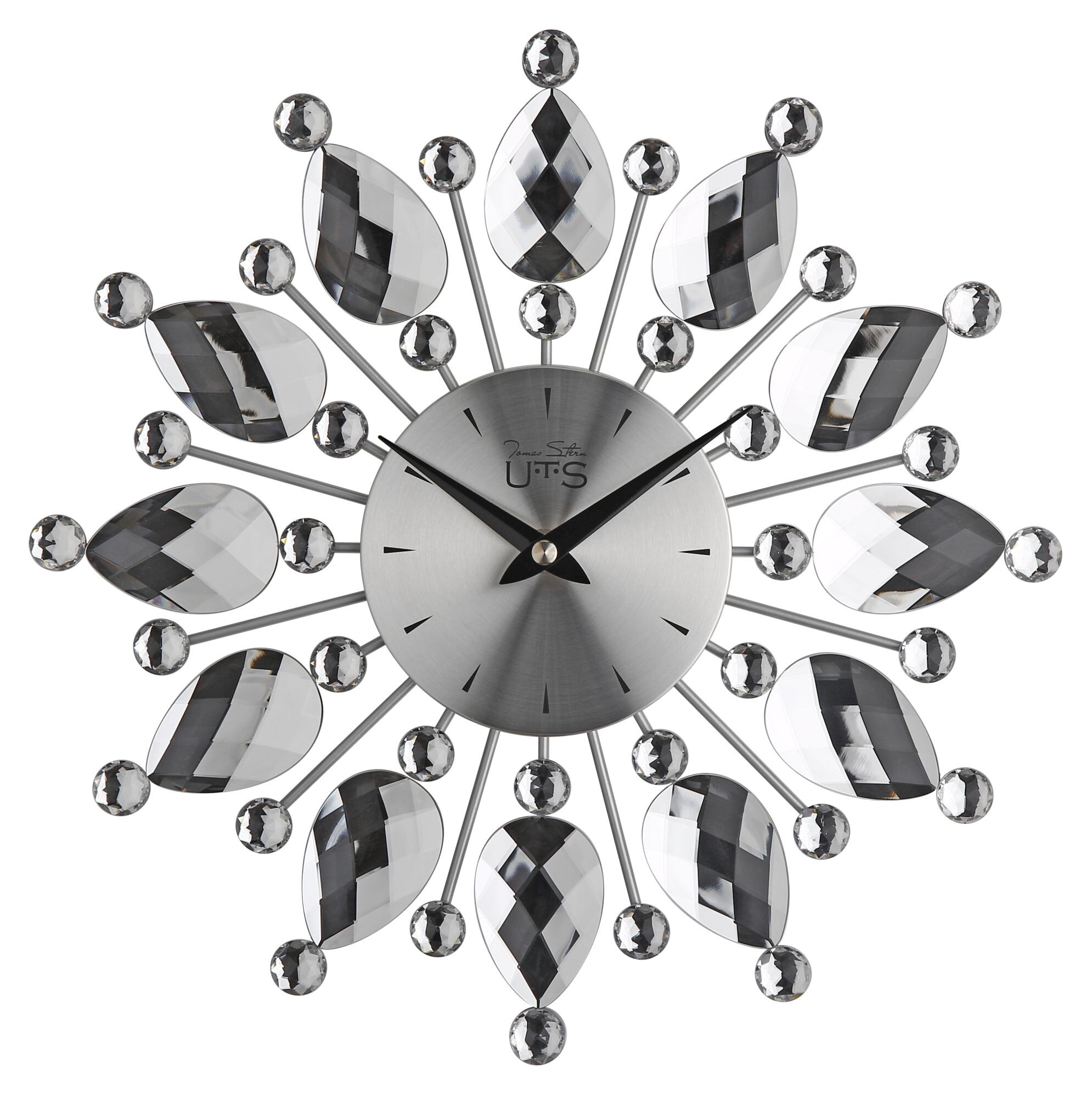 Часы настенные серые Tomas Stern 8048