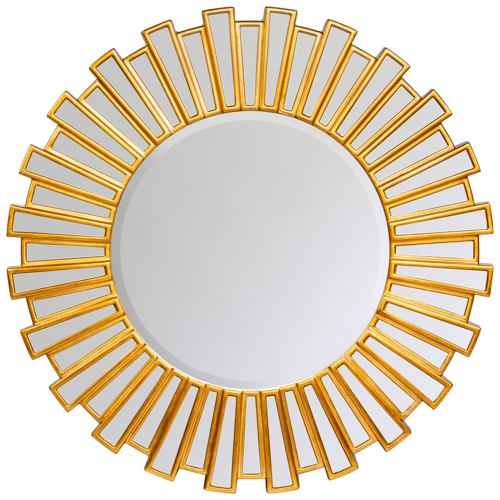Зеркало настенное круглое античное золото &quot;Мицар гранд&quot;