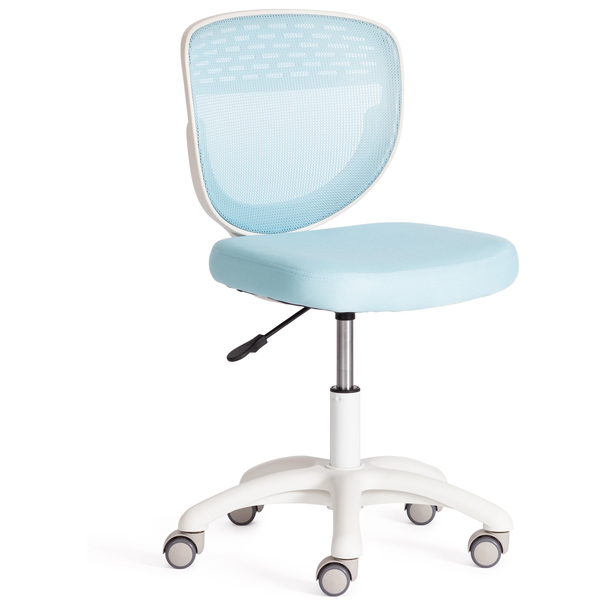 Кресло детское на колесиках голубое Junior M Blue
