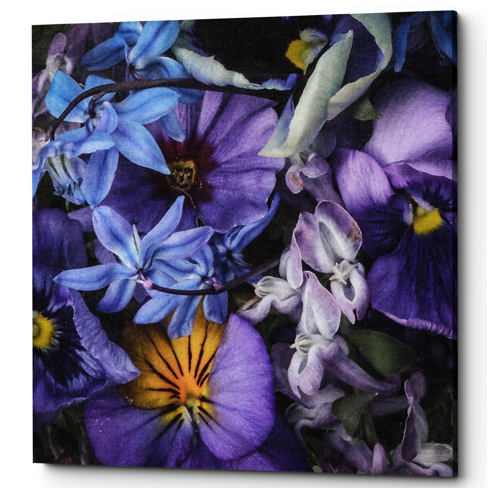 Картина на холсте 60х60 см Dahlia Purple