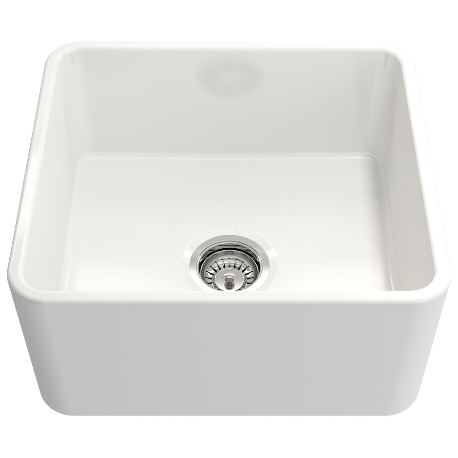 Мойка кухонная фарфоровая белая Bocchi Lavetto 1136-001-0120-03 - изображение 4