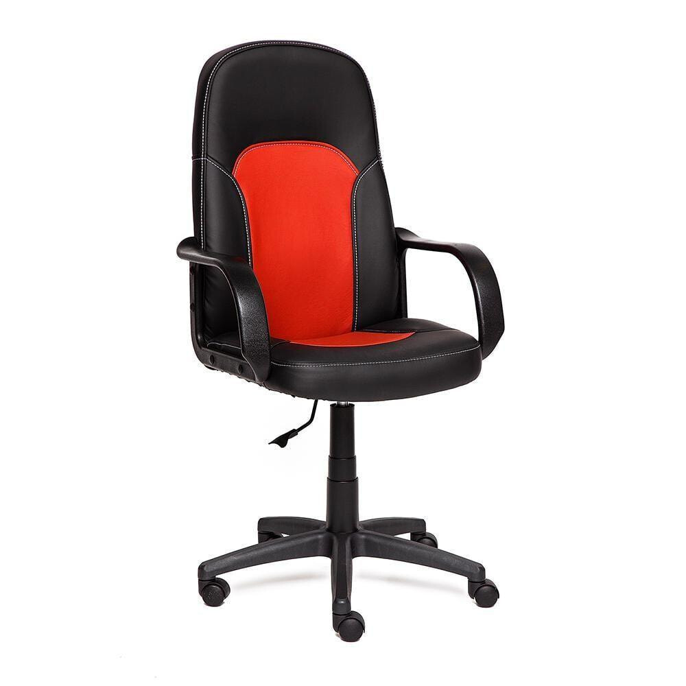 Офисное кресло с пластиковыми подлокотниками красная Parma