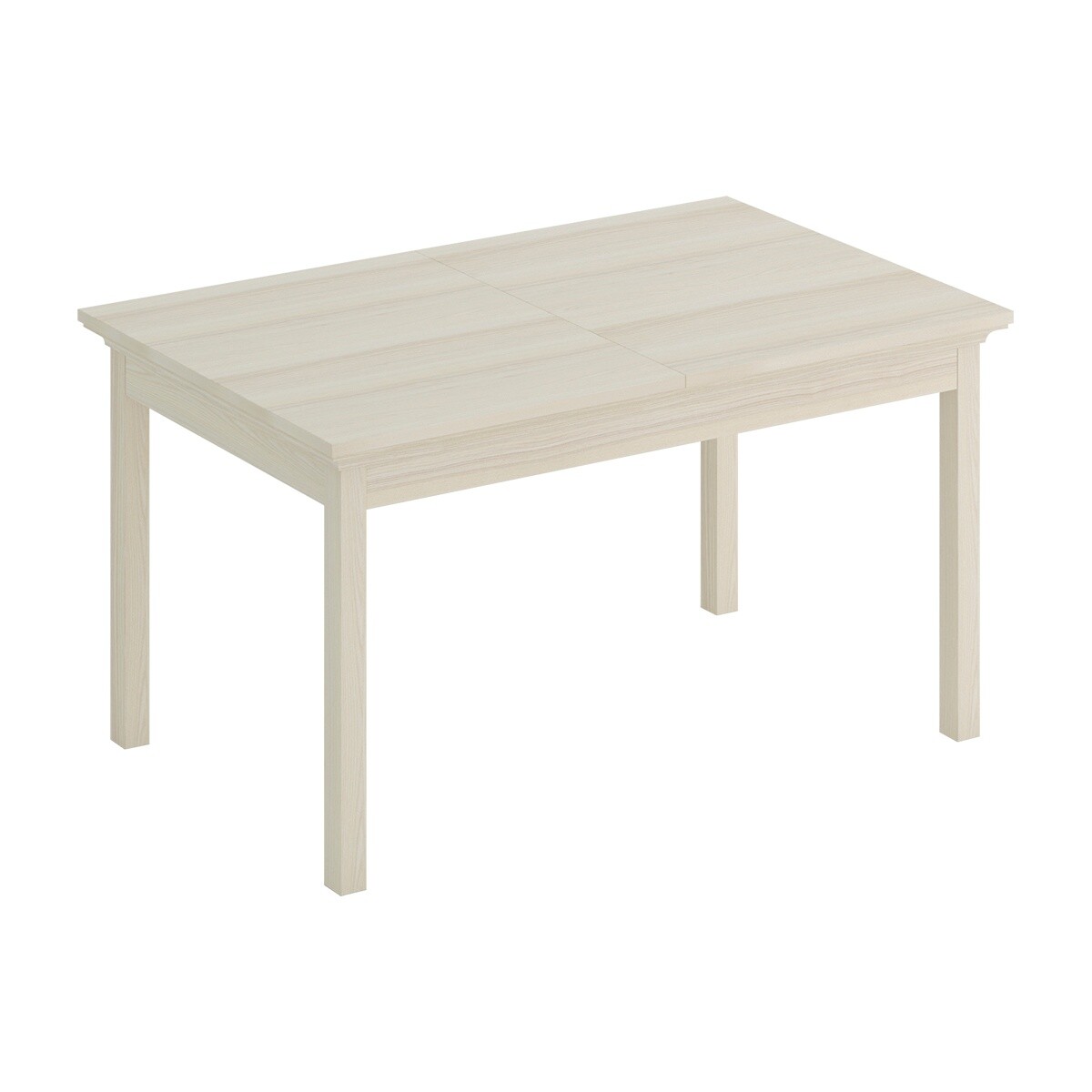 Обеденный стол раздвижной с деревянными ножками 140-187х84 см ясень коимбра Reina