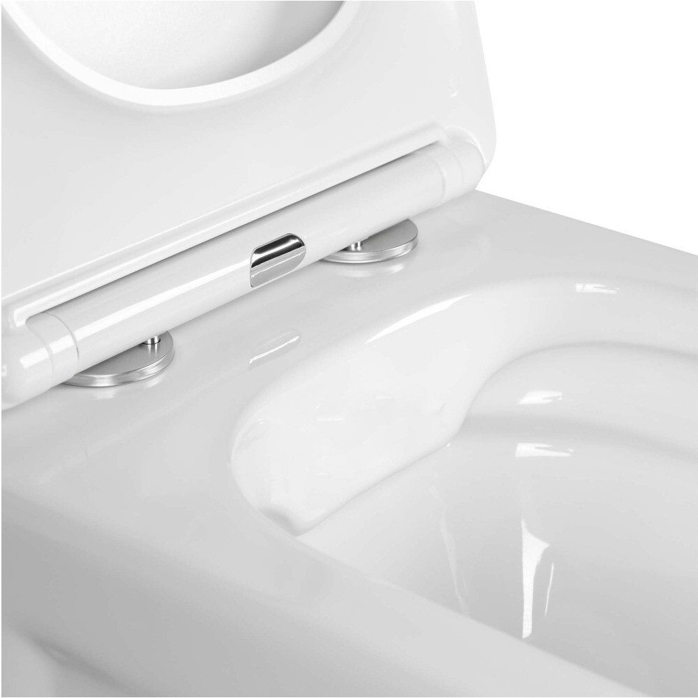 Сиденье для унитаза с микролифтом белое Aquatek AQ0202-00 - изображение 6
