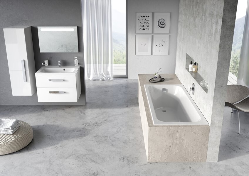 Ванна акриловая прямоугольная 70х150 см белый Ravak Chrome Slim C721300000 - изображение 4