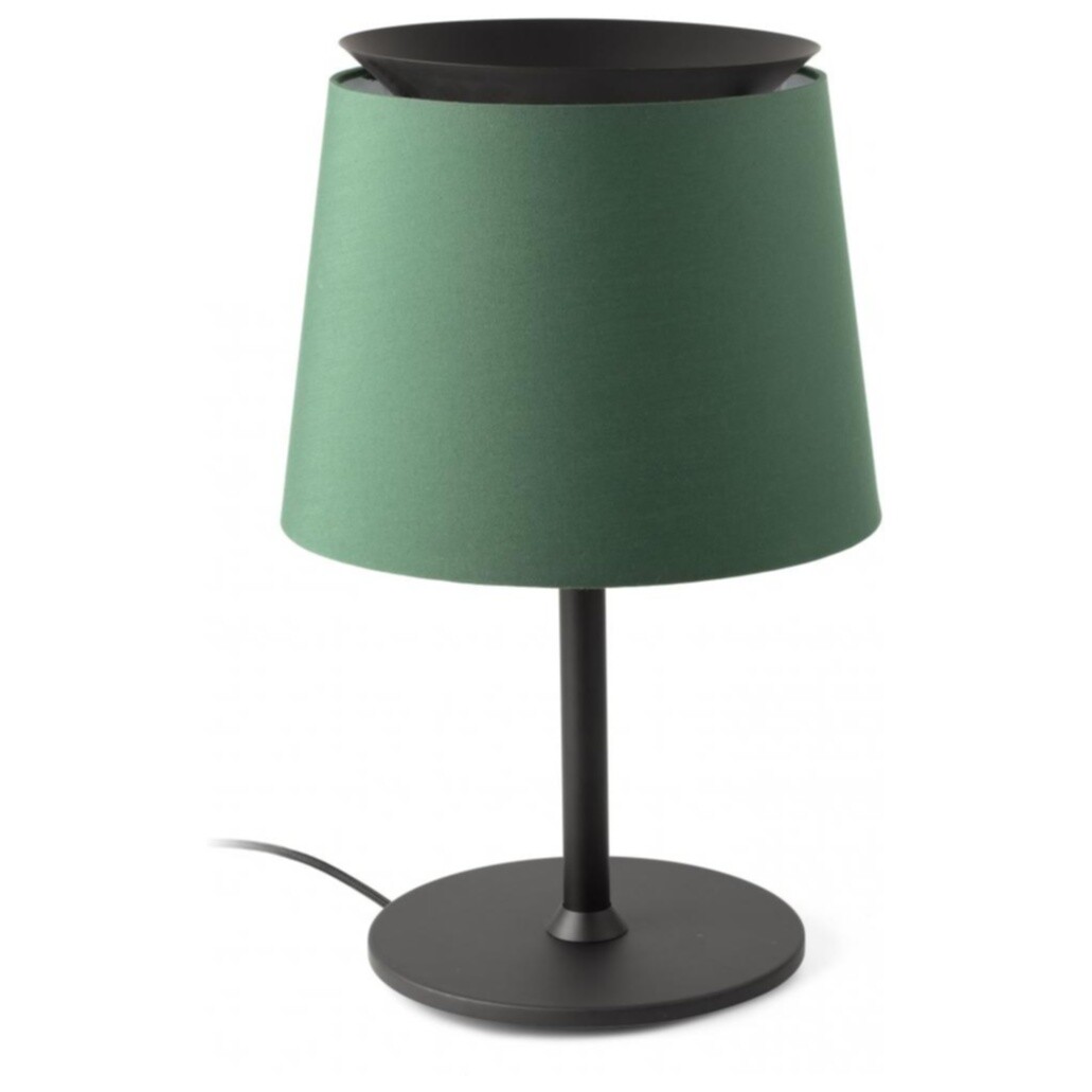 Лампа настольная черно-зеленая Savoy