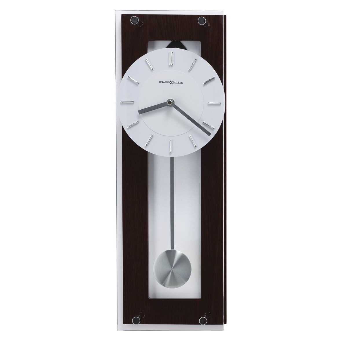 Часы настенные темно-коричневые с маятником Howard Miller 625-514 Emmett