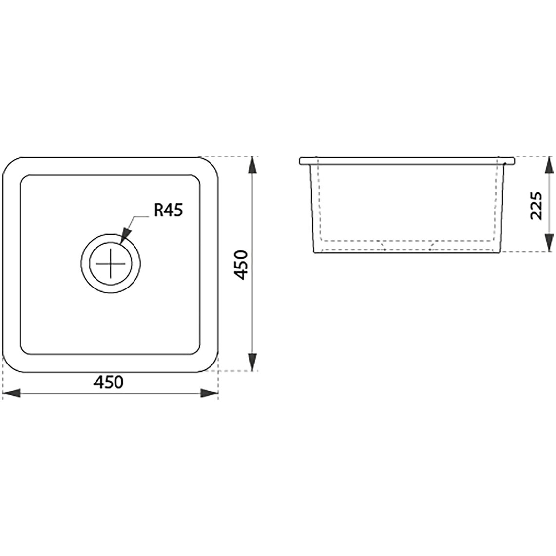 Мойка белый глянец Domaci "Сиена" 50345-101 со смесителем "Равенна" DCB 3004 - изображение 5