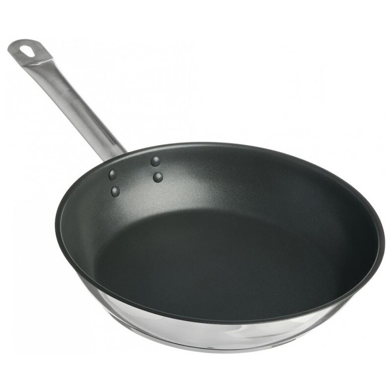 Сковорода с антипригарным покрытием 26 см черная, серебристая RE-508607