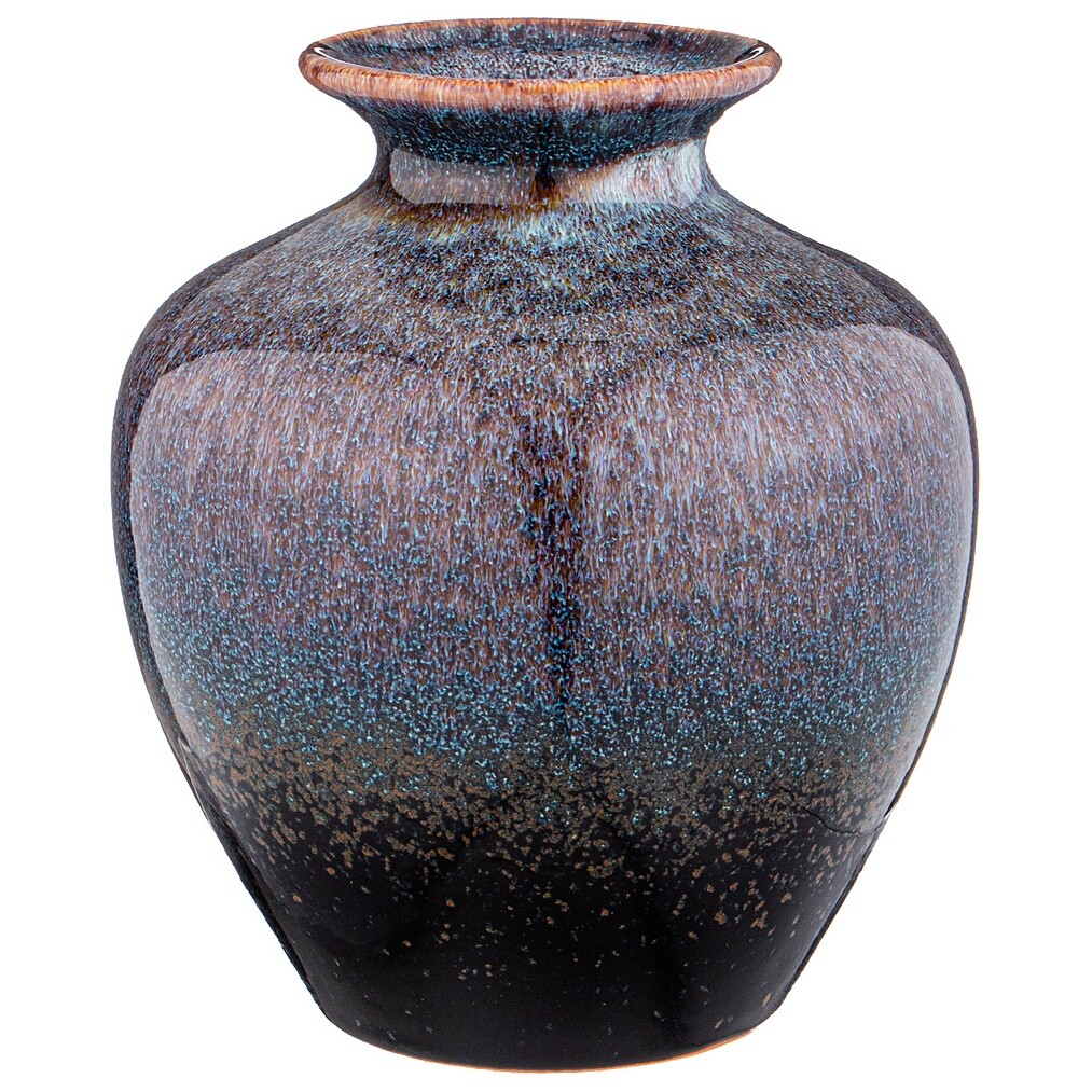 Ваза декоративная керамическая 19 см фиолетовая, разноцветная ARM-146-1886