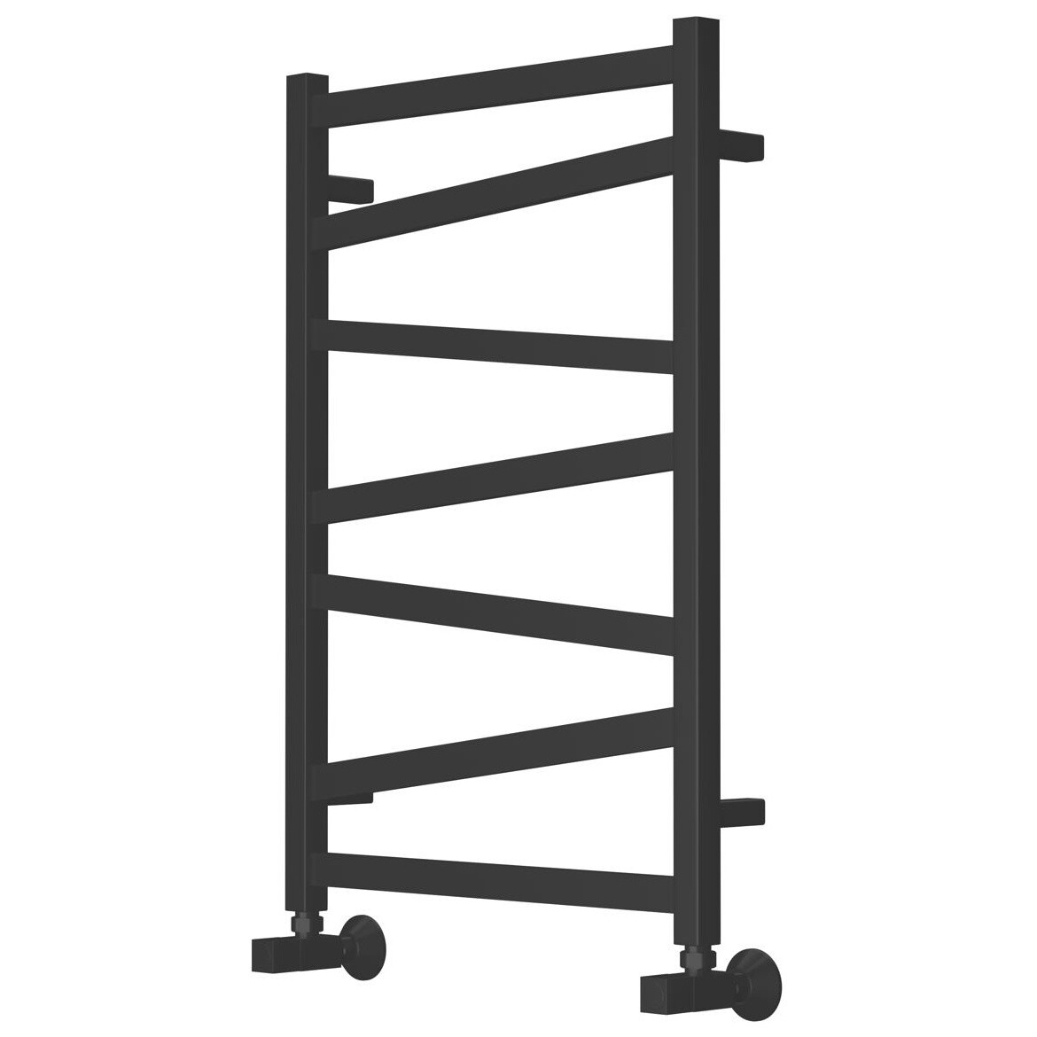 Полотенцесушитель водяной 50х80 см черный Point "Феникс" PN15158B П7 - изображение 5