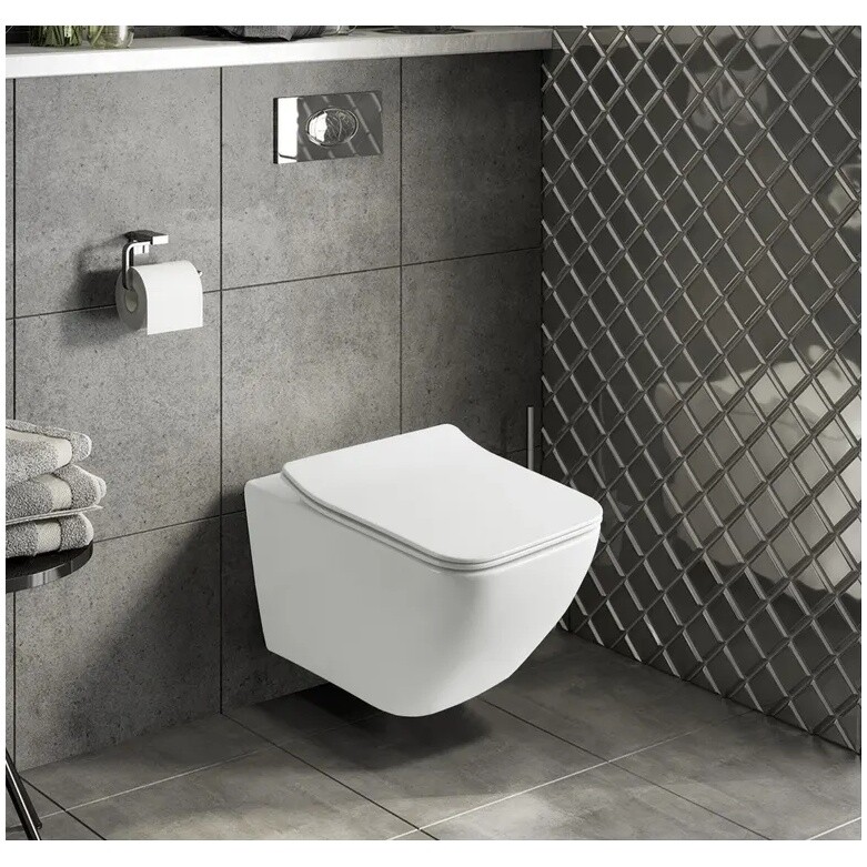 Унитаз подвесной безободковый белый Cerutti SPA Nemo Aria PP CT9753