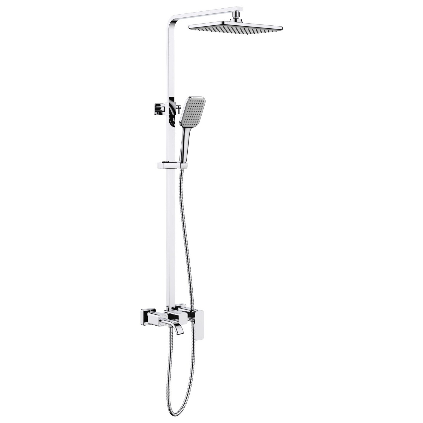 Душевой комплект с тропическим душем хром Timo Selene SX-1013-00