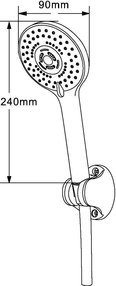 Душевая стойка  с держателем хром Stworki "Тронхейм" TR-06cr - изображение 6
