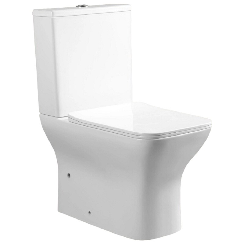 Унитаз напольный безободковый белый Cerutti SPA Elleros CT10093