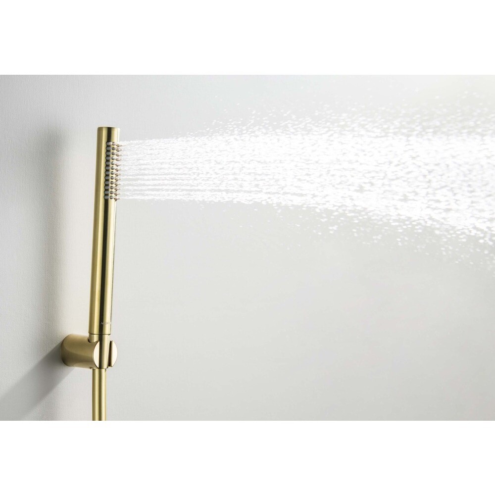 Лейка для душа со шлангом золотая Aquatek "Европа" AQ2034BG - изображение 4