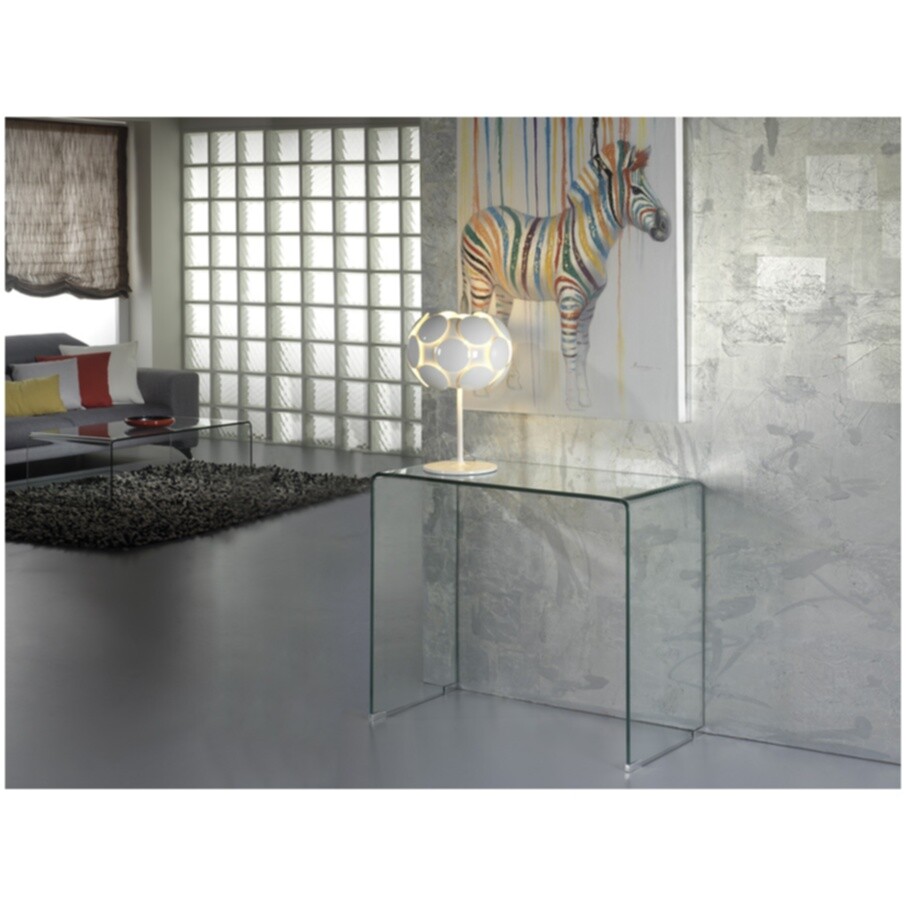 Консоль прозрачная стеклянная прямоугольная Glass от Schuller