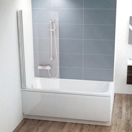 Шторка для ванны прозрачная, блестящая Ravak CVS1-80 L 7QL40C00Z1