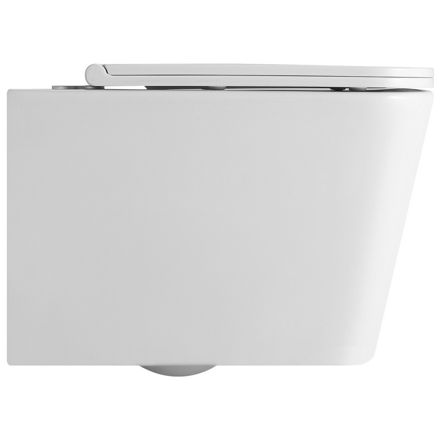 Унитаз подвесной безободковый фарфоровый белый Triton Verso Pro VO-3032 Щ0000057972 - изображение 5