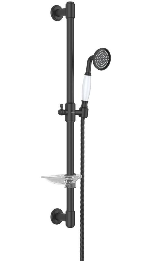 Душевой комплект с лейкой, смесителем для раковины и ванны черный Aquatek "Классик" AQ1530MB - изображение 7