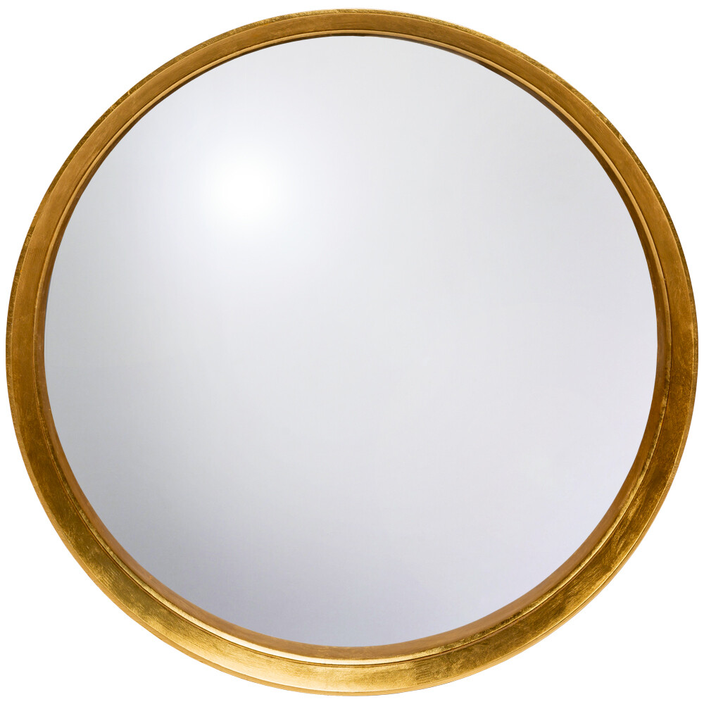 Зеркало настенное круглое золотое матовое «Хогард Голд L»