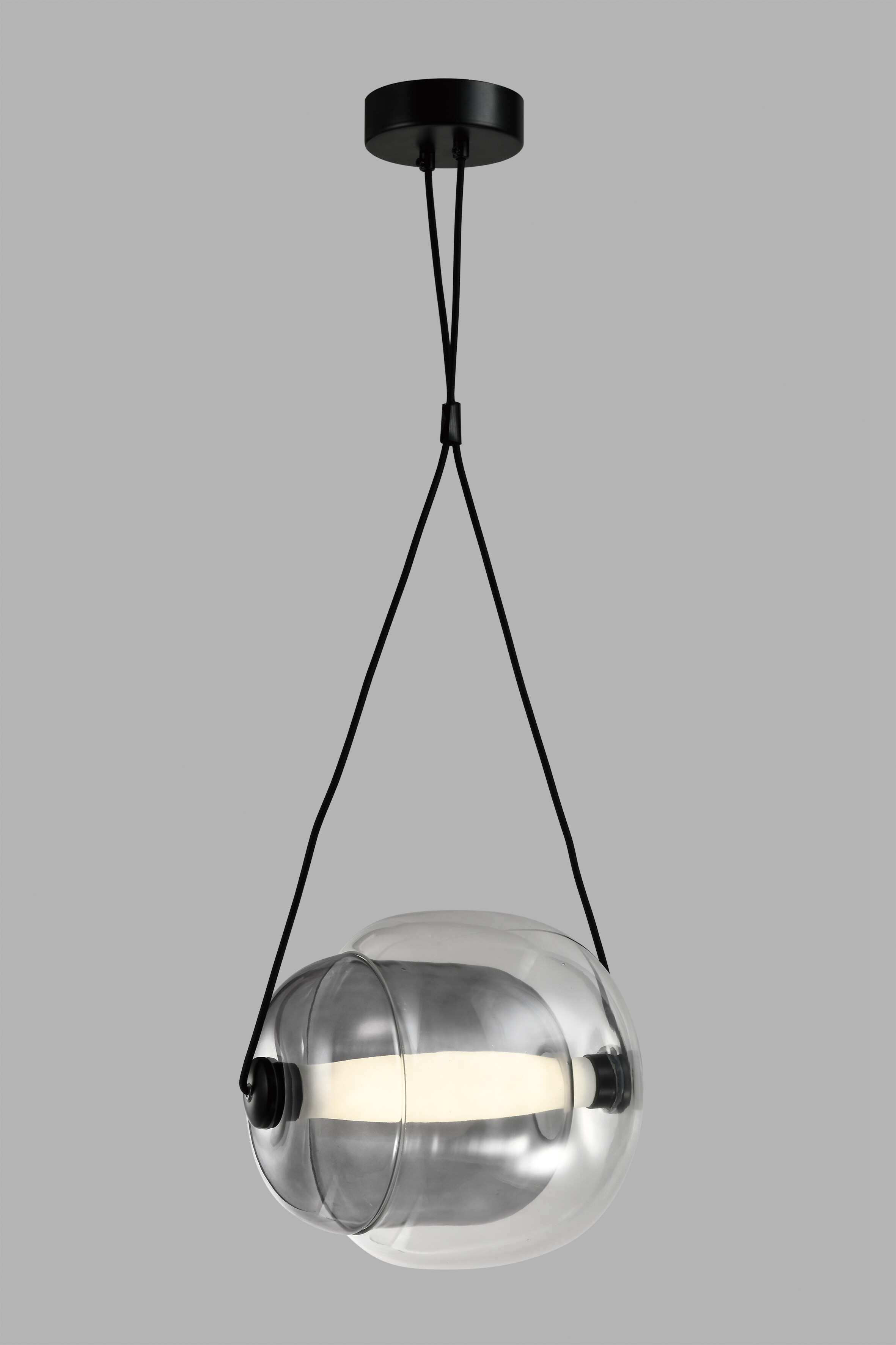 Светильник подвесной светодиодный серый, черный V10457-1PL Ancona УТ000035538