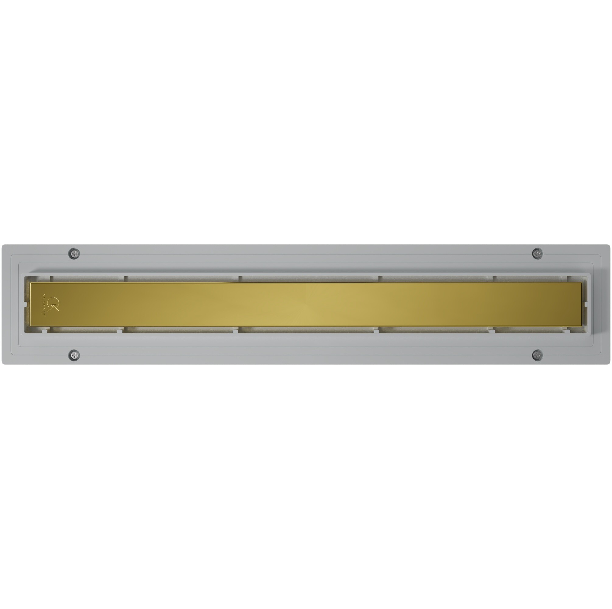 Душевой лоток 55 см с двухсторонней щелевой решеткой золотой Ck Drain 1105-00155