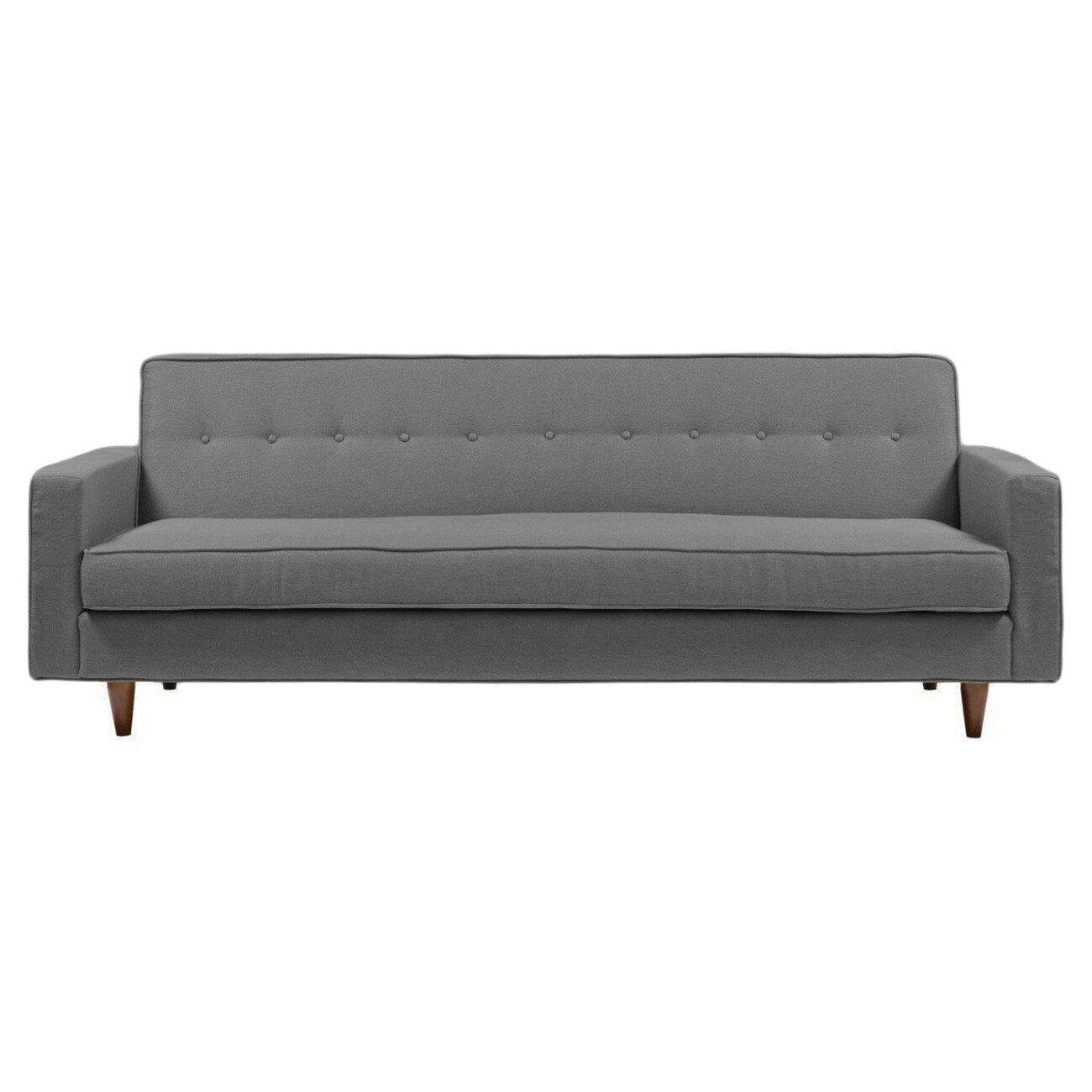 Диван большой прямой серый Bantam Sofa