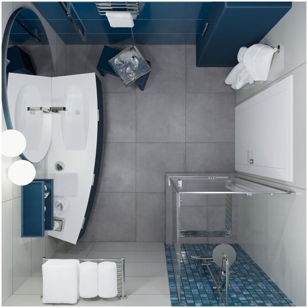 Душевой уголок квадратный 90х90 см хром Triton "Терра-Хром" Щ0000053609 - изображение 6