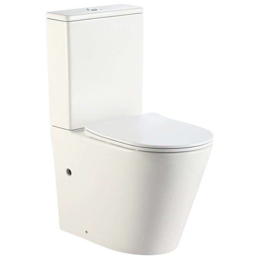 Унитаз напольный безободковый фарфоровый белый Triton Corso Pro CO-3906 Щ0000057974