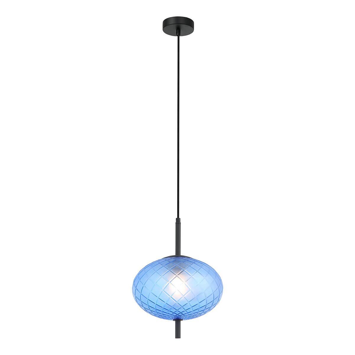 Светильник подвесной со стеклянным плафоном голубая Sphere 2136-07-01P