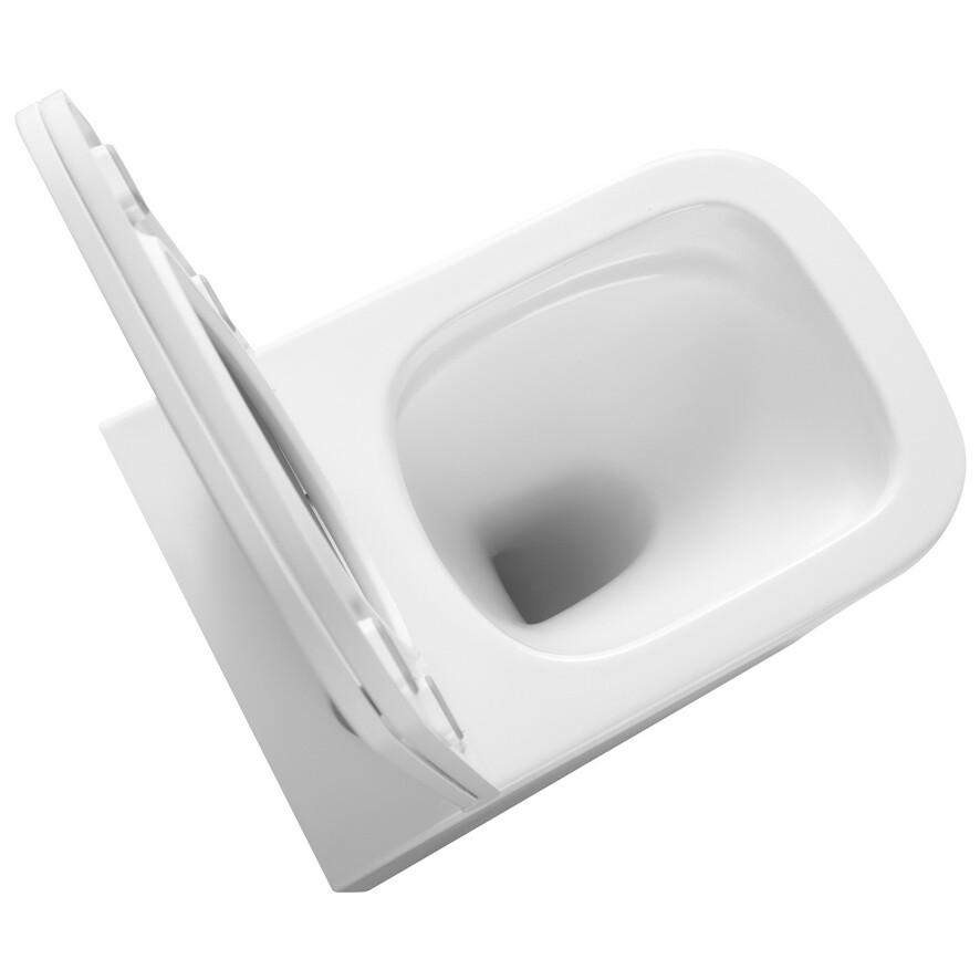 Унитаз подвесной безободковый фарфоровый белый Triton Verso Pro VO-3032 Щ0000057972 - изображение 11