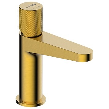 Смеситель для раковины из латуни золотой Wasserkraft 8203