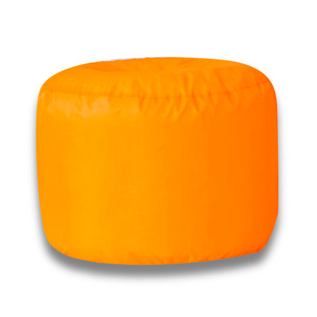 Мягкий пуф круглый оранжевый 4001301