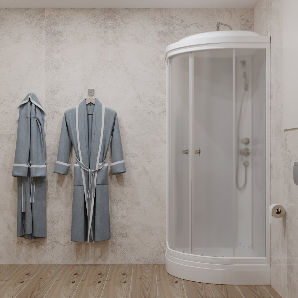 Душевая кабина четверть круга с низким поддоном 100х100 см белая Diwo "Новгород" Щ0000055613 - изображение 10