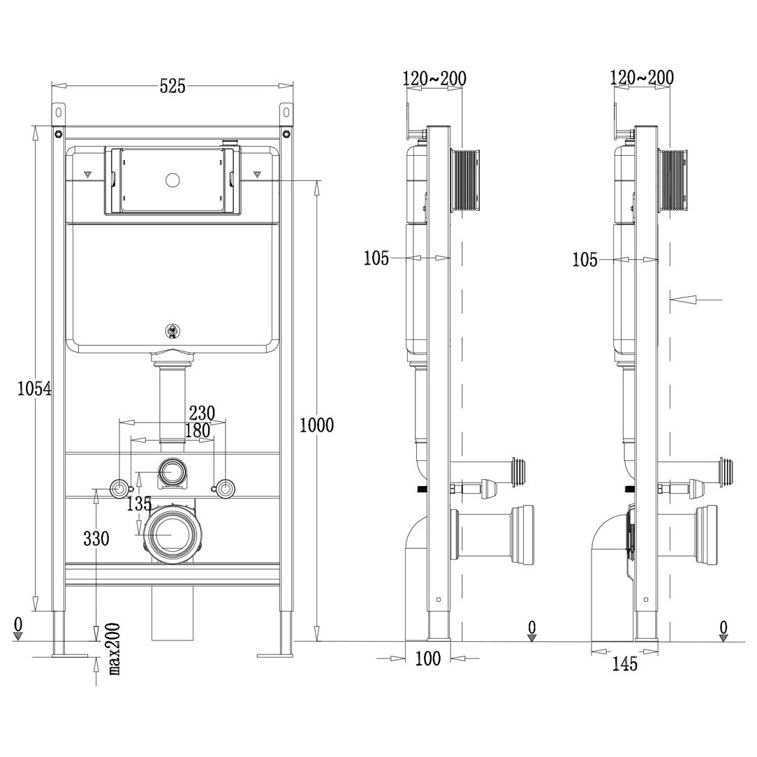Инсталляция для подвесного унитаза синяя Point "Элемент" PN45120 - изображение 4