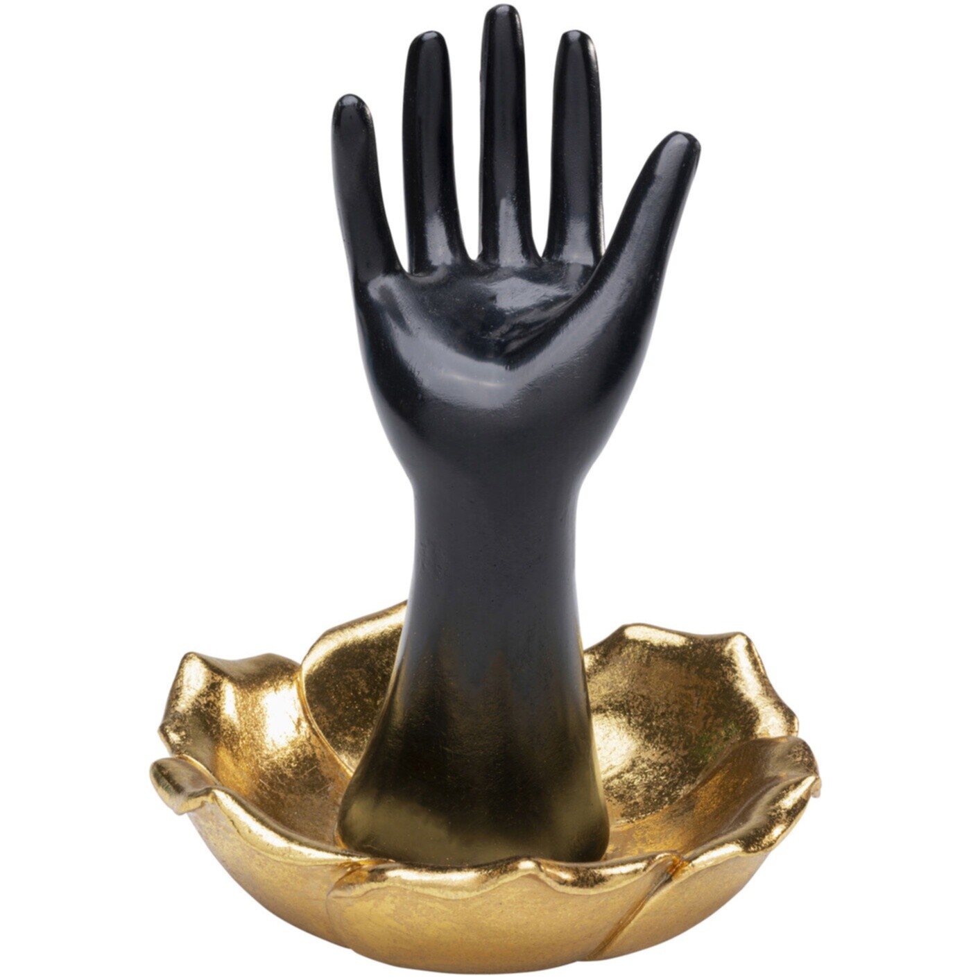 Подставка для украшений черно-золотая Hand Servus