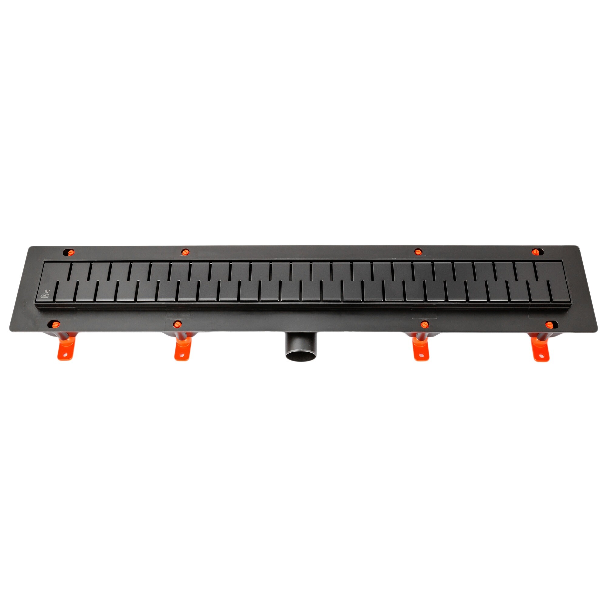Душевой лоток с решеткой 85 см черный Creto Snake CRE-850 SB-50