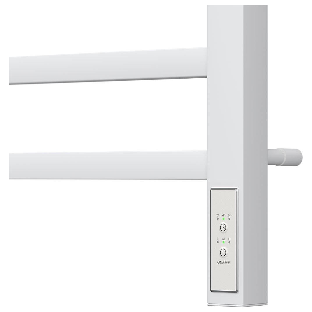 Полотенцесушитель электрический 50х60 см с диммером справа белый Point "Вега" PN71856W П7 - изображение 4